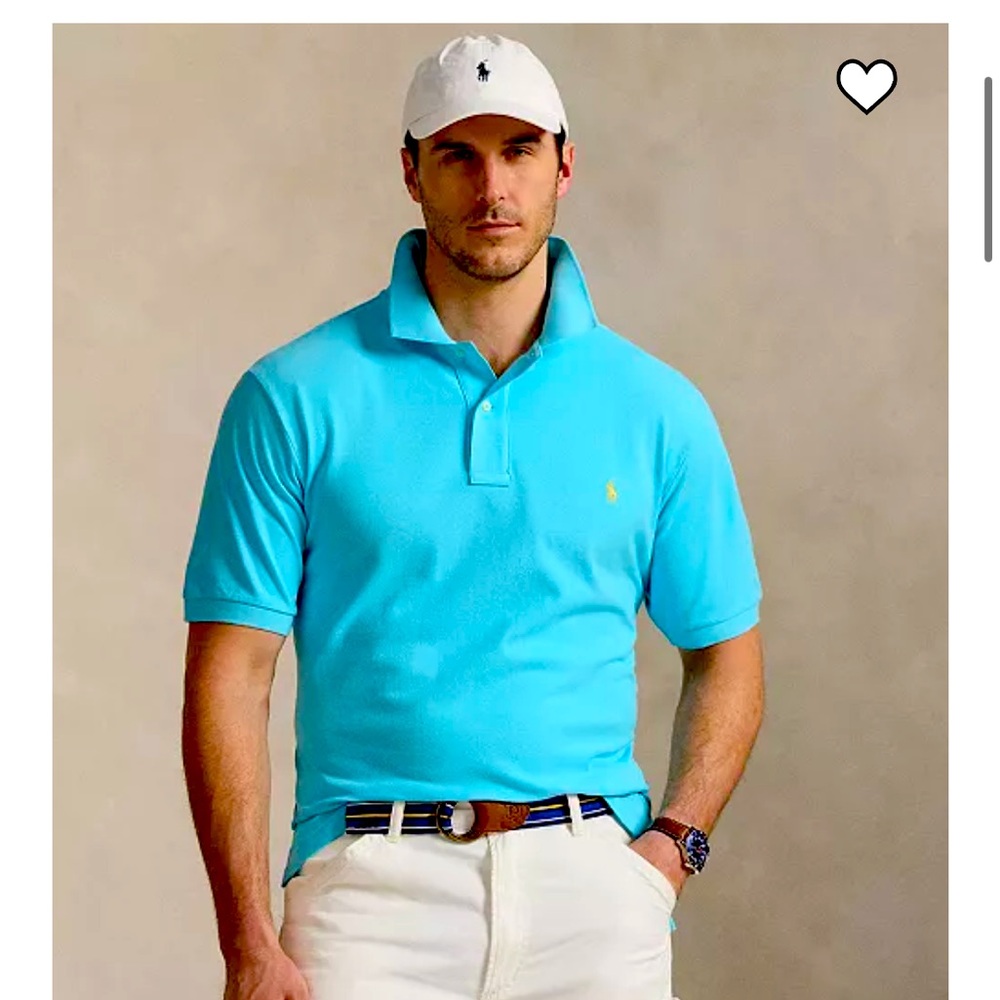 Men’s Ralph Lauren Polo Shirt – Turquoise